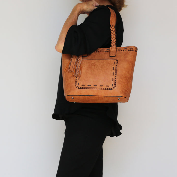 Sophia Tote - Concealed Carry Cinnamon