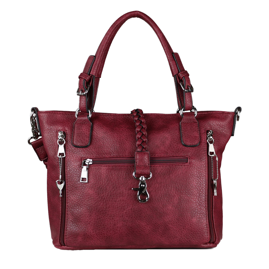 Ella Braided Tote - Concealed Carry Multiple Colors