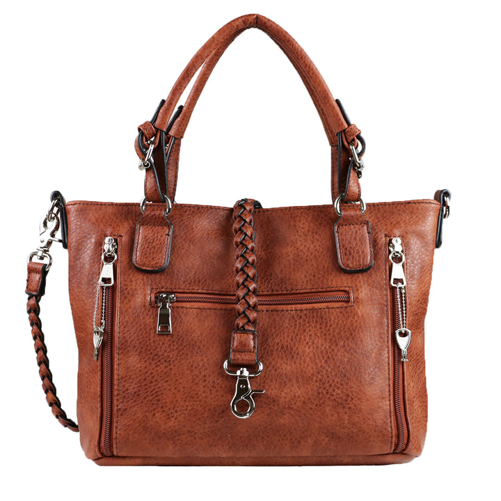 Ella Braided Tote - Concealed Carry Multiple Colors