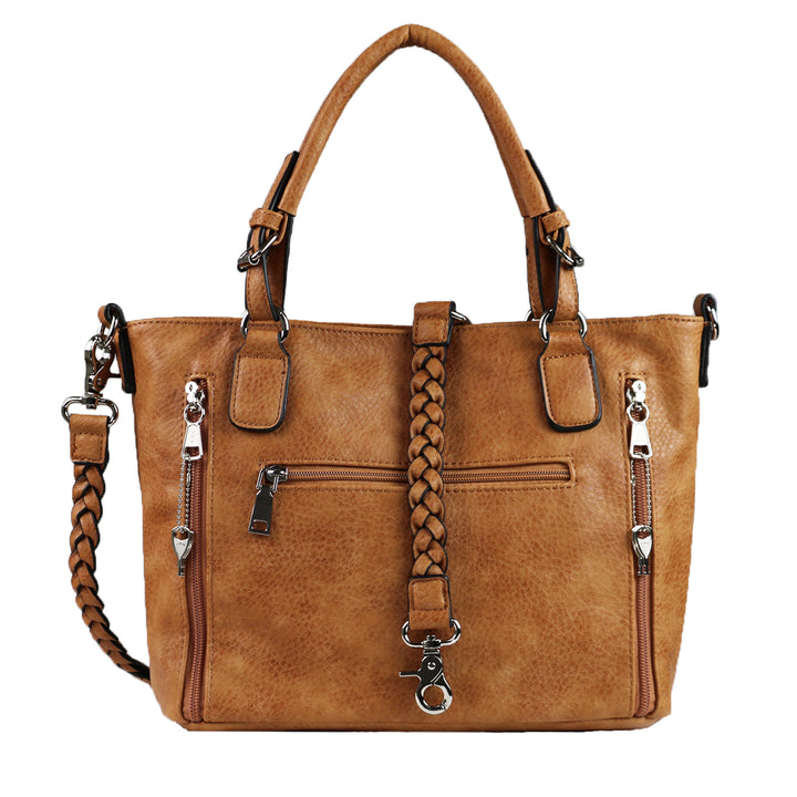 Ella Braided Tote - Concealed Carry Multiple Colors