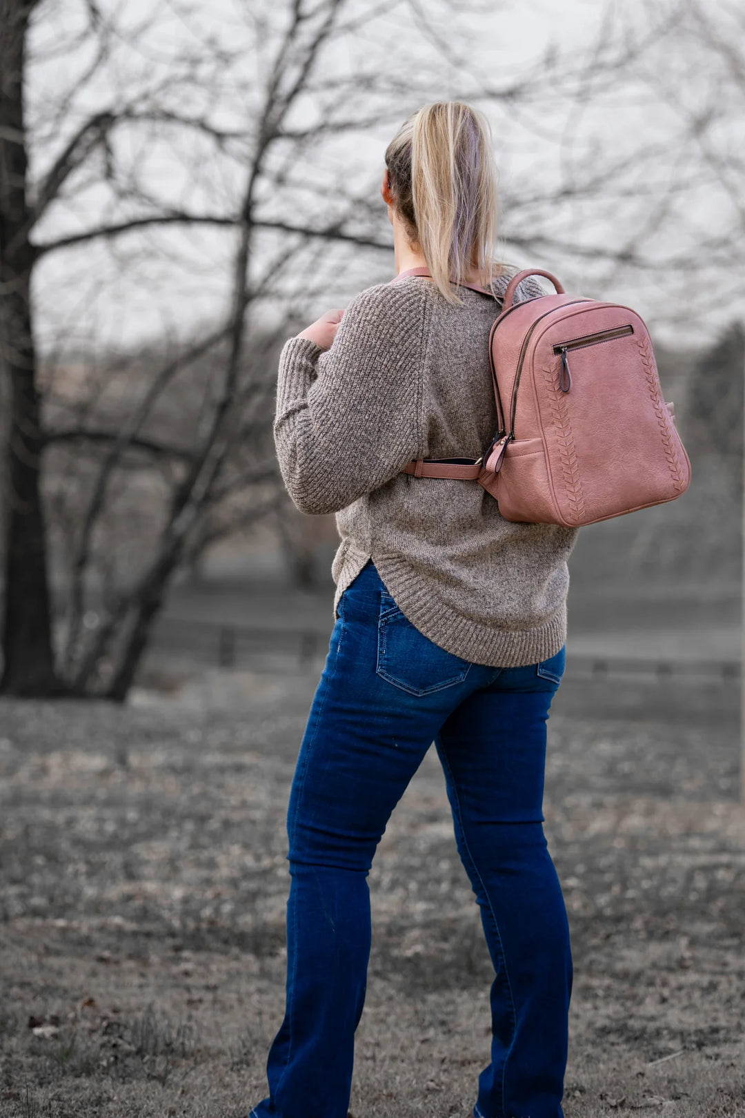 Madison Backpack available at LovaMe Boutique. 