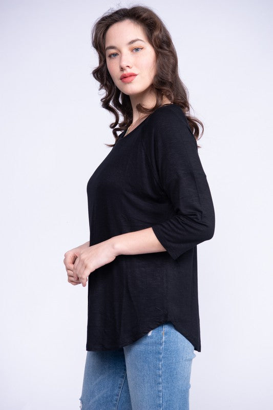 Monica 3/4 Sleeve Top