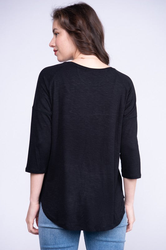 Monica 3/4 Sleeve Top