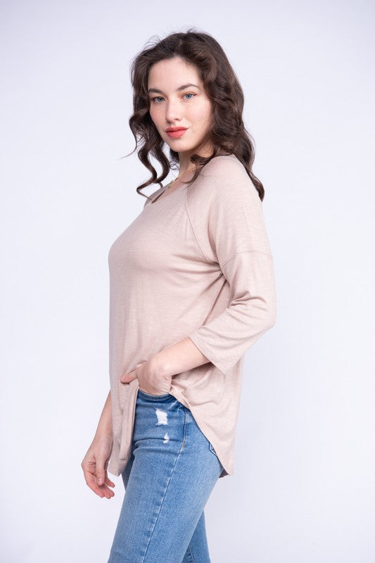 Monica 3/4 Sleeve Top