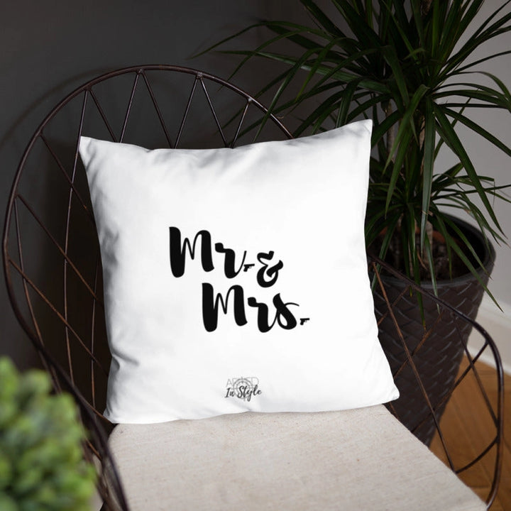 Mr. & Mrs. Dry Fire Pillow