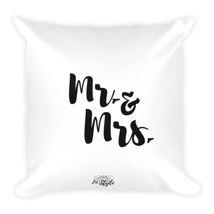 Mr. & Mrs. Dry Fire Pillow