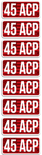 Mtm Ammo Caliber Labels .45acp - 8-pack