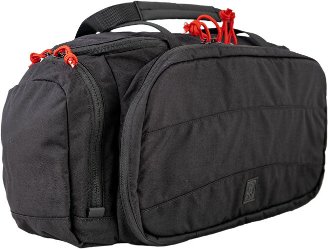 Grey Ghost Gear Range Bag - Black W/red Zipper Pulls