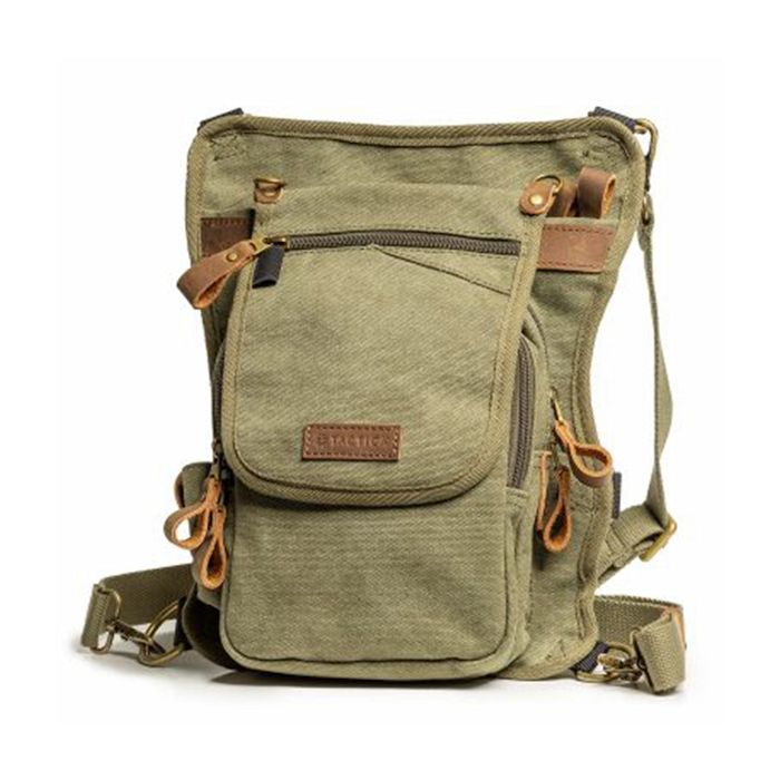 Tactica Multi Carry Thigh Bag Army Green at LovaMe Boutique.